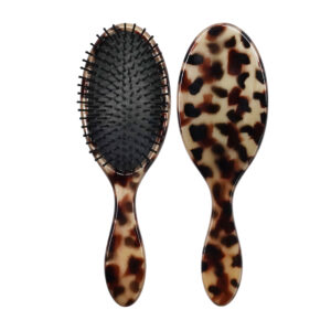 Hair Brush Wholesale Cusion Hair Brush Leopard Print Paddle Hair Brush