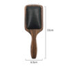 Wooden Paddle Hair Brush Detangler Wood Hair Brush Massage Scalp Nylon Comb-Teeth Salon Cushion Wooden Paddle Brush Styling Tool Detangler Wood Hair Brush - Image 4