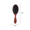 Paddle Hair Brush Flower Pattern Plating Color Massage Scalp Nylon Comb-Teeth Salon Styling Tool Custom Cushion Brush Detangler Paddle Hair Brush - Image 4