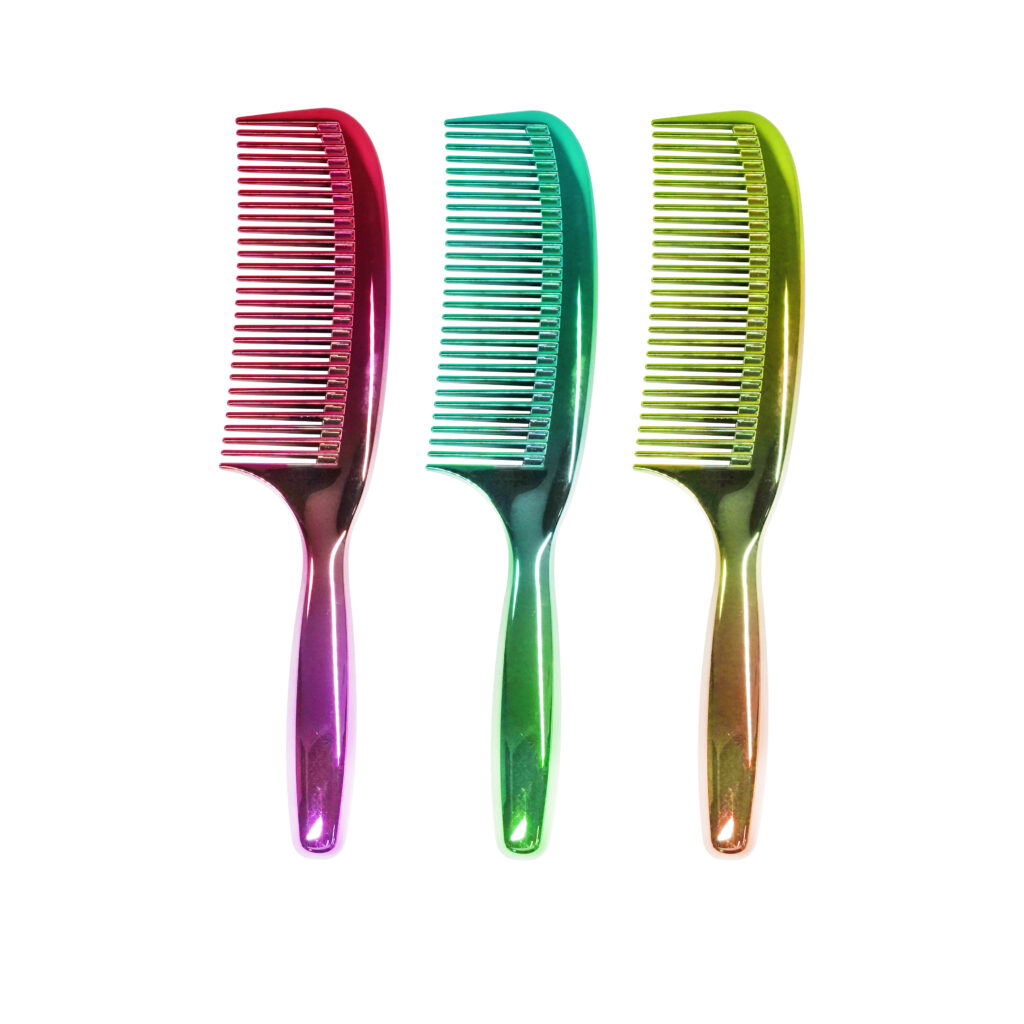 Barber Salon Hair Comb Wet And Dry Barber Salon Massage Scalp Plastic ...