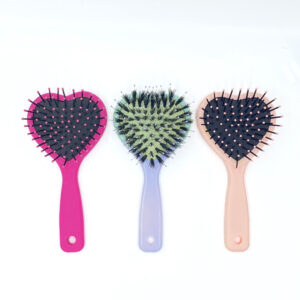 heart shape paddle hair brush