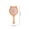 Children Wooden Paddle Hair Brush