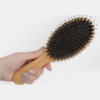 Boar Bristle Wooden Paddle Hair Brush