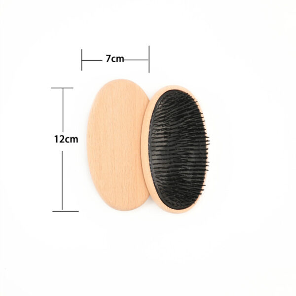 Round Shape Wooden Hair Comb