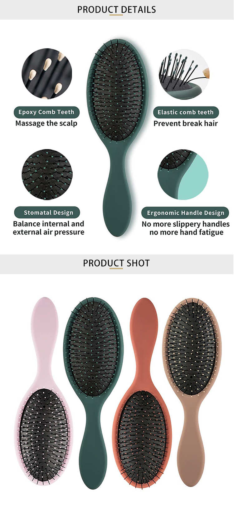 Detangler Hair Brush 9