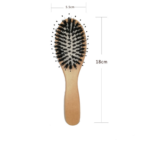 Boar Bristle Wooden Paddle Hair Brush