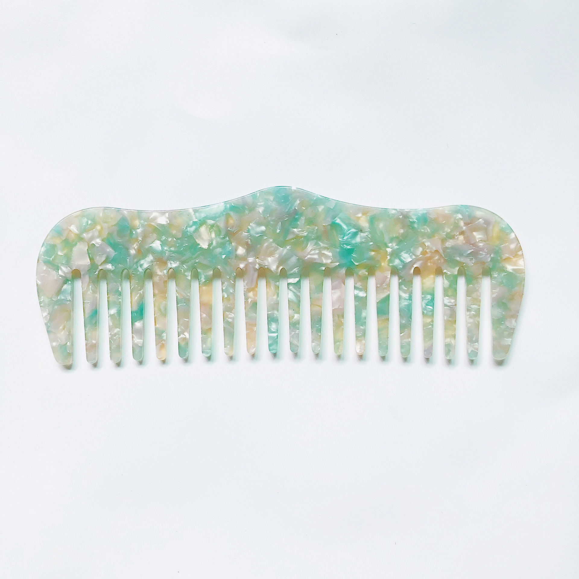 Custom Color Eco-friendly Acetate Hair Combs Wet And Dry Wide Tooth ...