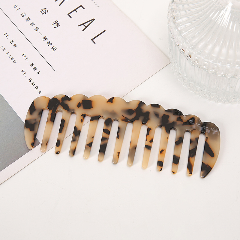 Wholesal Portable Semicircular Colorful Eco-friendly Acetate Hair Combs ...