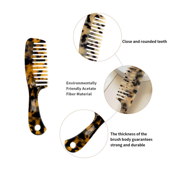 Eco-friendly Acetate Hair Comb