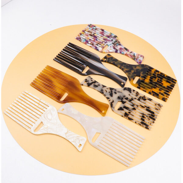 Acetate Pick Hair Comb