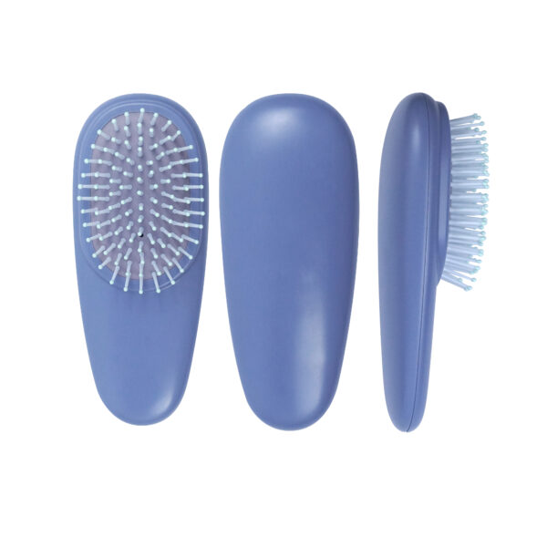 Portable Blue Paddle Hair Brush