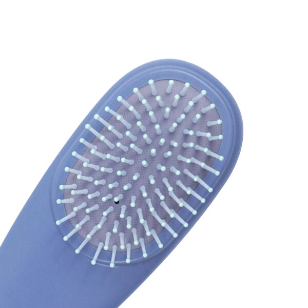 Portable Blue Paddle Hair Brush