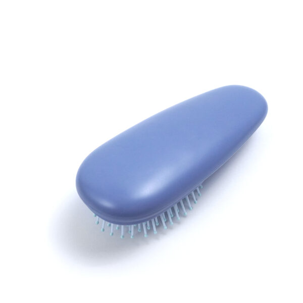 Portable Blue Paddle Hair Brush