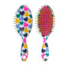 Colorful Hearts Paddle Hair Brush