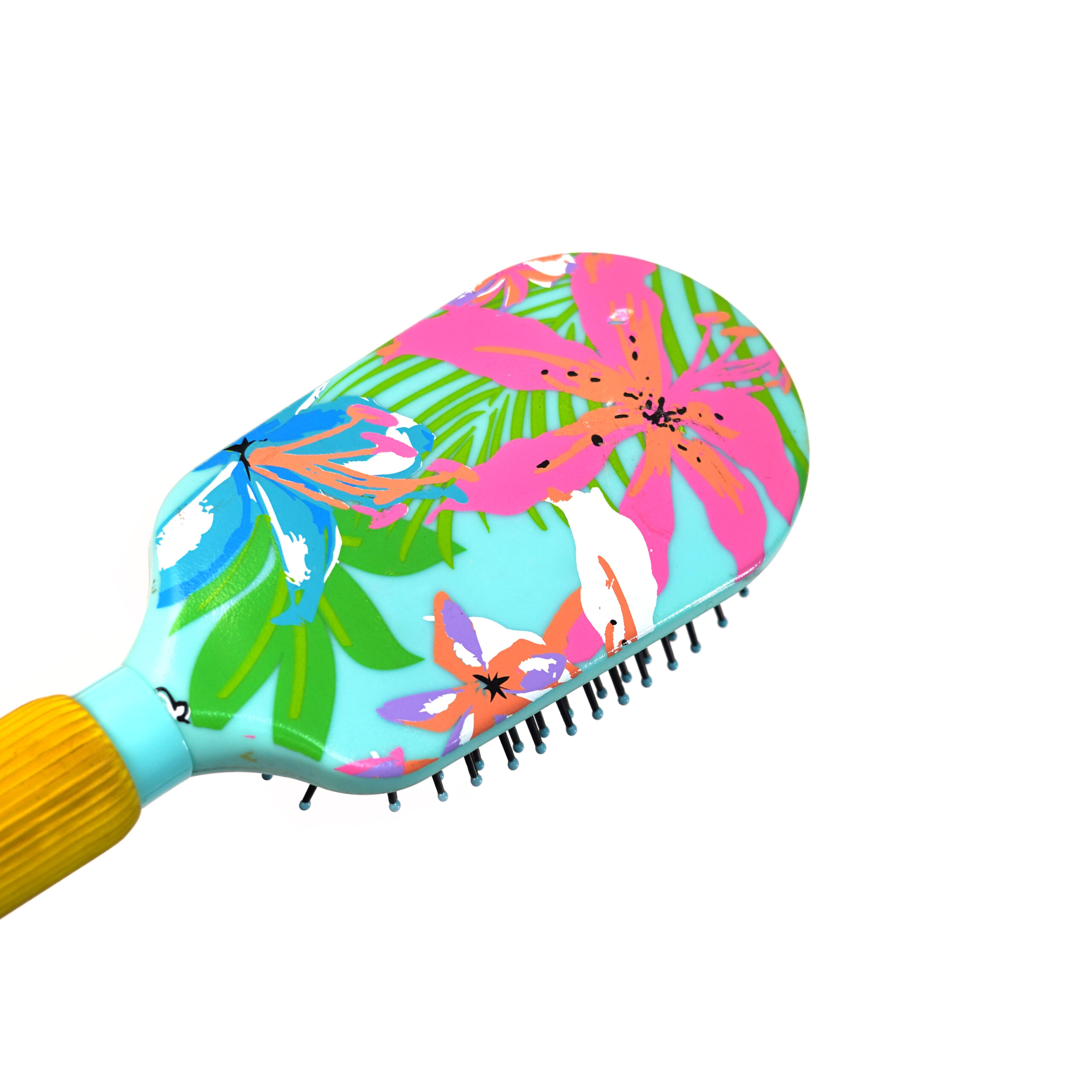 Thermal transfer printing paddle hairbrush