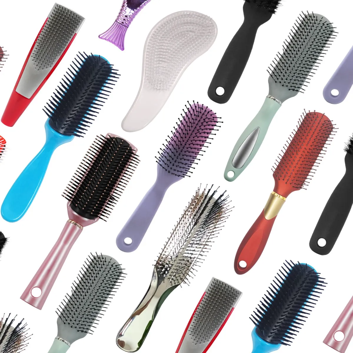 custom Detangling hair brushes