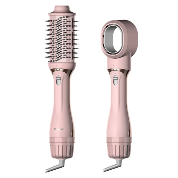 2-in-1 Hair Dryer Brush and Styling Tool – Elegant Rose Gold Edition - Image 3