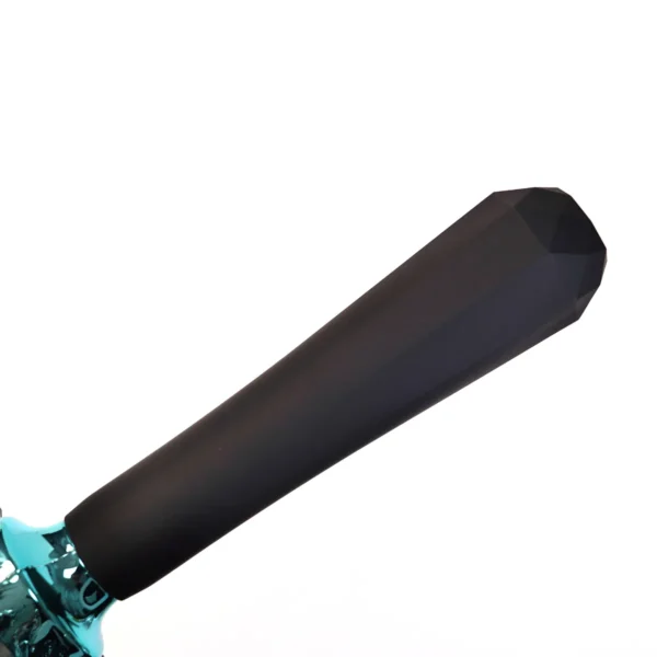 Ventilated Hollow Heat-Resistant Cyan Round Hair Brush Detangling Styling Tool for All Hair Types - Image 4