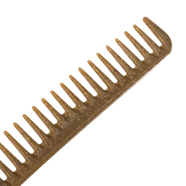 Fine-Tooth Coconut Fiber Plastic Barber Comb with Dual-Sided Teeth Design - Image 2