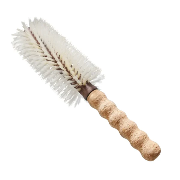 Cork-Handled Round Hair Brush - Image 3