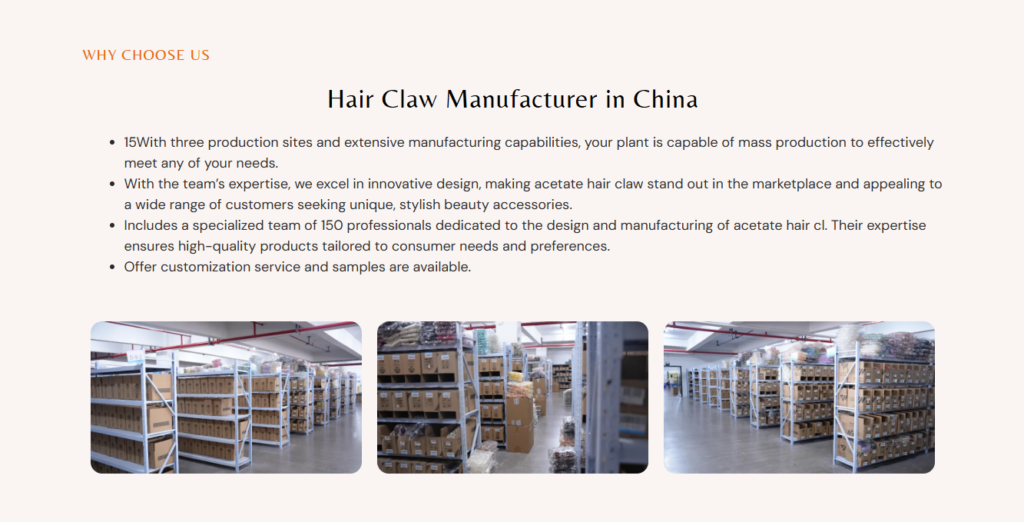 Junyi Beauty hair claw