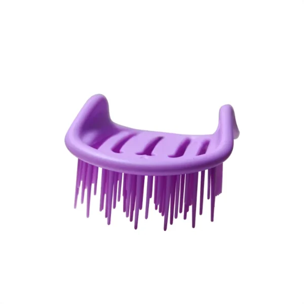 Long & Short-Tooth Hollow Shampoo Brush with Silicone Scalp Massager - Image 5