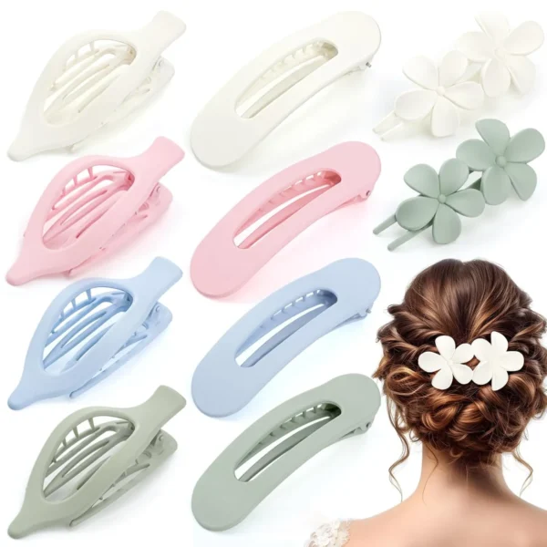 Professional No-Slip Duckbill Hair Clips with Silicone Grip - Image 2