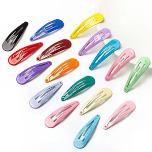 Vibrant 2-Inch Snap Hair Clips in Candy Colors