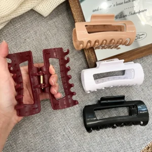 Soft Silicone Rectangular Hair Claw