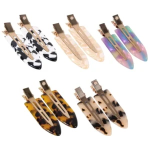Heart-Carved Acetate No-Crease Duckbill Hair Claw