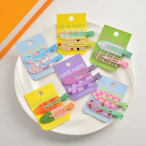 Jelly-Colored No-Crease Acetate Hair Clip