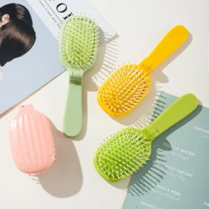 Cactus-Inspired Foldable Paddle Hair Brush