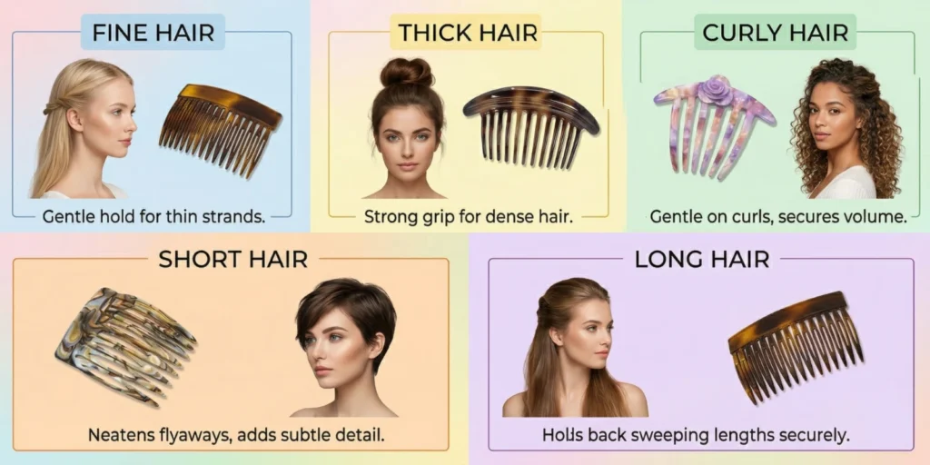 Hair Comb Clip for Your Hair Type