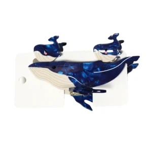 Premium S-Shape Abstract Design Acetate Hair Claw with High-Gloss Polish