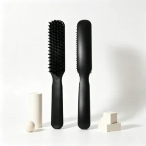 Matte Black Slim Detangling Hair Brush, 208x30mm