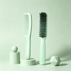 Pastel Mint Slim Detangling Hair Brush, 208x30mm