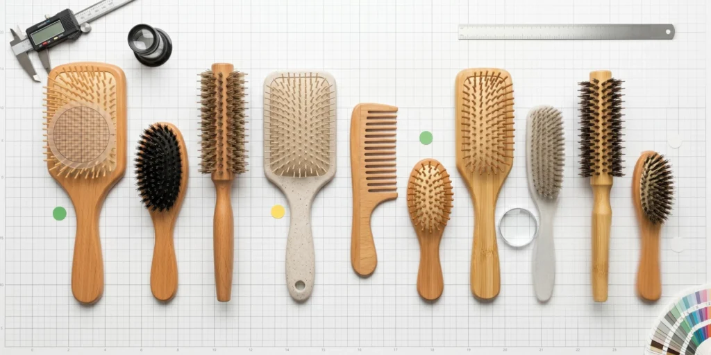 Hair brush manufacturing facility representing BSCI social compliance audit standards for factory assessment