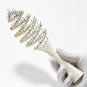 Ivory Spiral Wave Detangling Hair Brush, 235x73mm