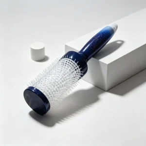 Sparkle Navy Blue Vented Round Hair Brush, 240x60mm