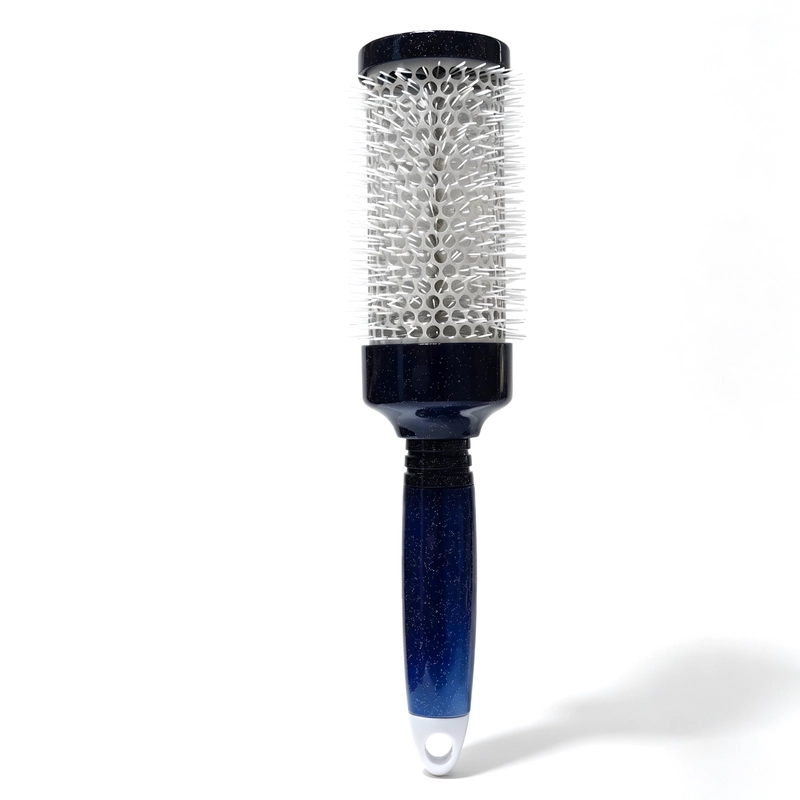 Sparkle Navy Blue Vented Round Hair Brush, 240x60mm - Image 3