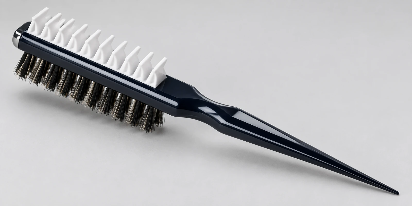 Premium dual-sided comb showing balanced construction quality on the tooth and brush sides